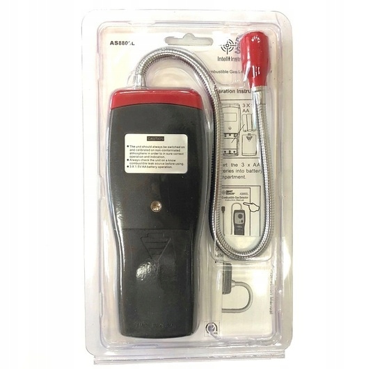 DETEKTOR GAZÓW PALNYCH LPG METAN AS8800L WYKRYWACZ Rodzaj Gazu