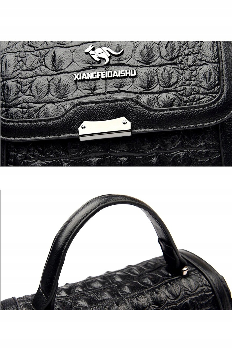 ELEGANCKA TOREBKA DAMSKA LAKIERKA KUFEREK X372 Kolor wielokolorowy