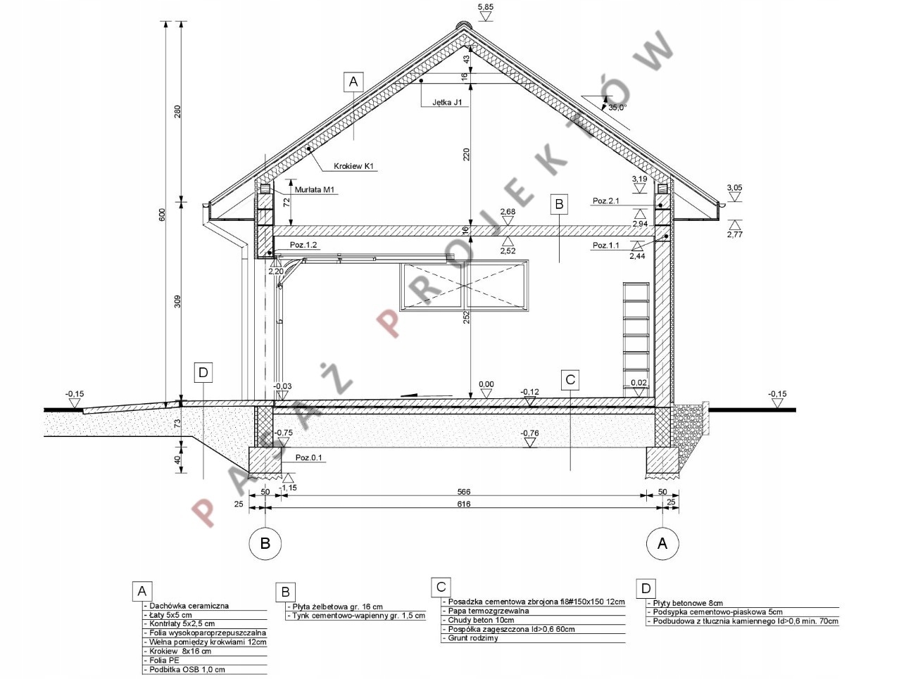PROJEKT GARAŻU DWUSTANOWISKOWEGO G211A Marka inna