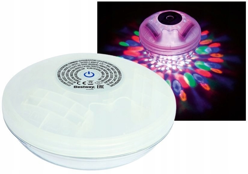 Lampa basenowa oświetlenie LED na baterie Bestway