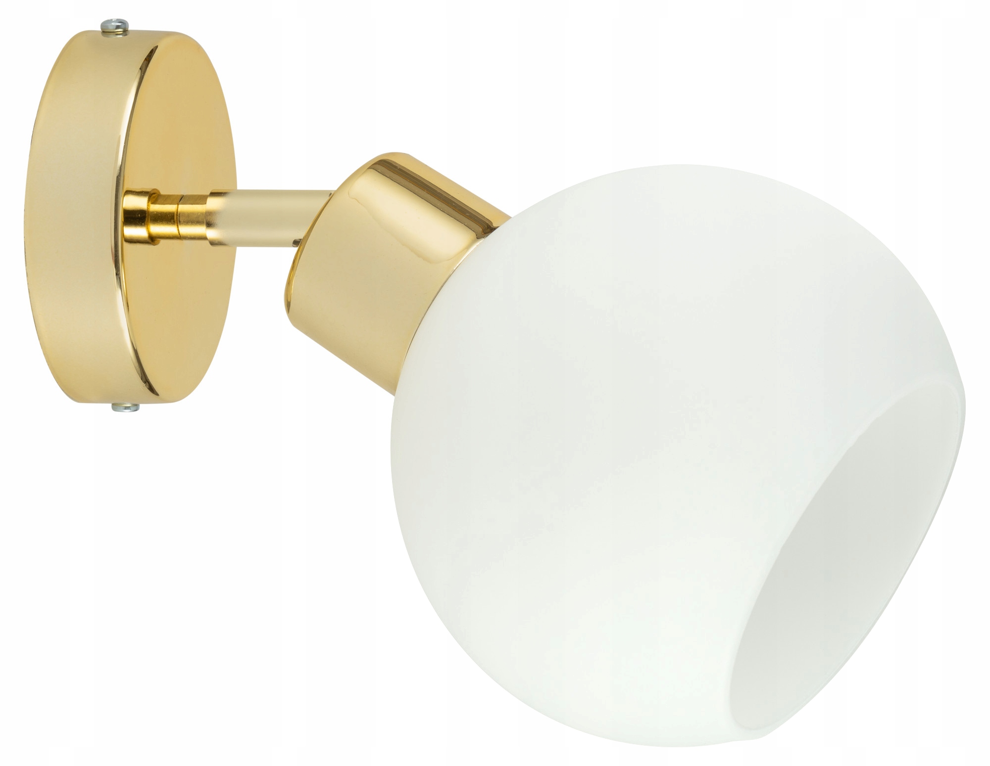 

Lampa Ścienna Kinkiet Ruchomy Złota Kule Led
