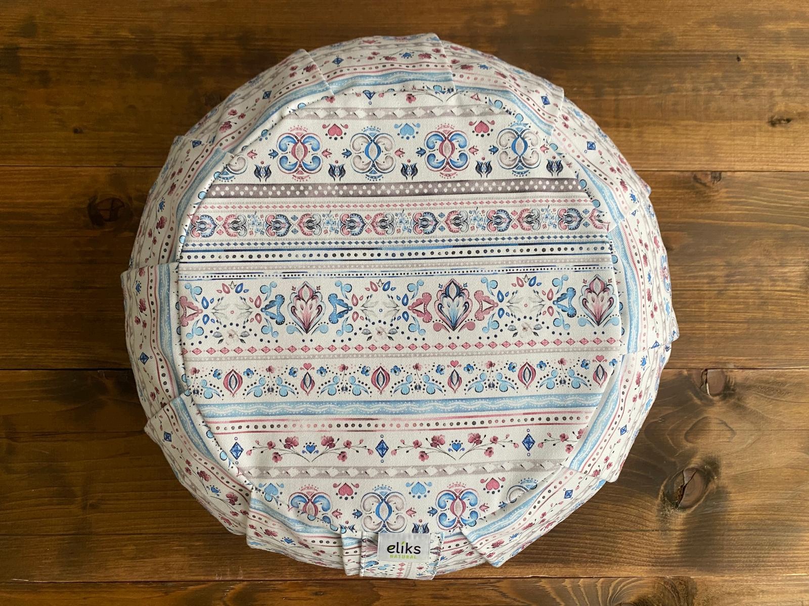 Polský Produkt Zafu polštář Meditace pohanková slupka s potahem Romantica