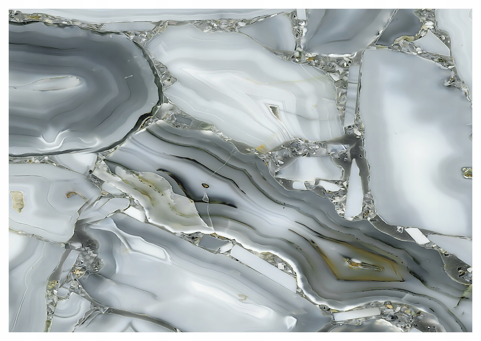 Fototapeta Šedá symfonie vlny mramor béžový gradient 312x219 lepidlo