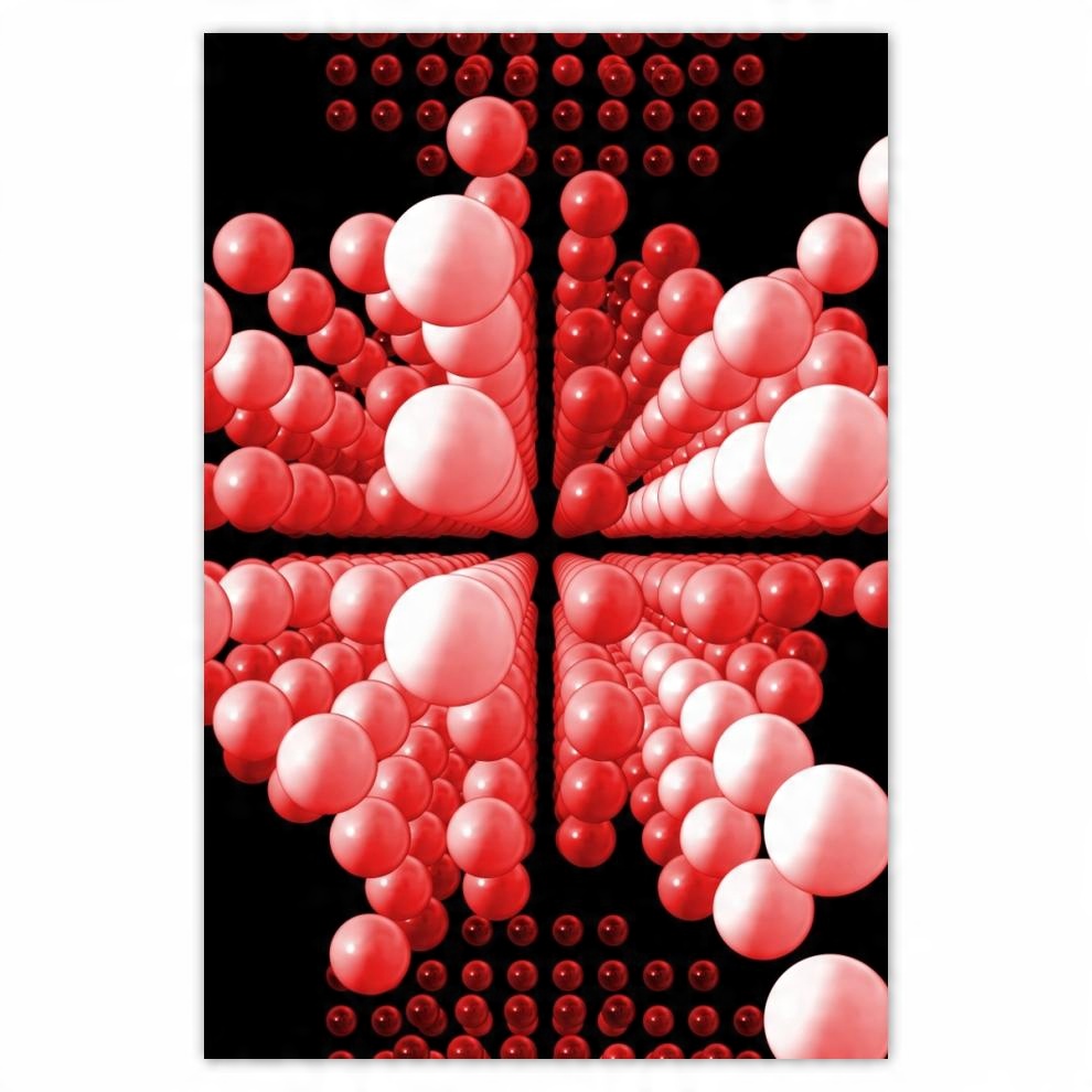 

Plakat 62x93 Czerwone kulki Matrix