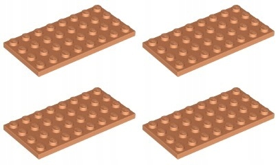

Lego 3035 Płytka 4x8 nugat Nowa (20g) 4 szt.