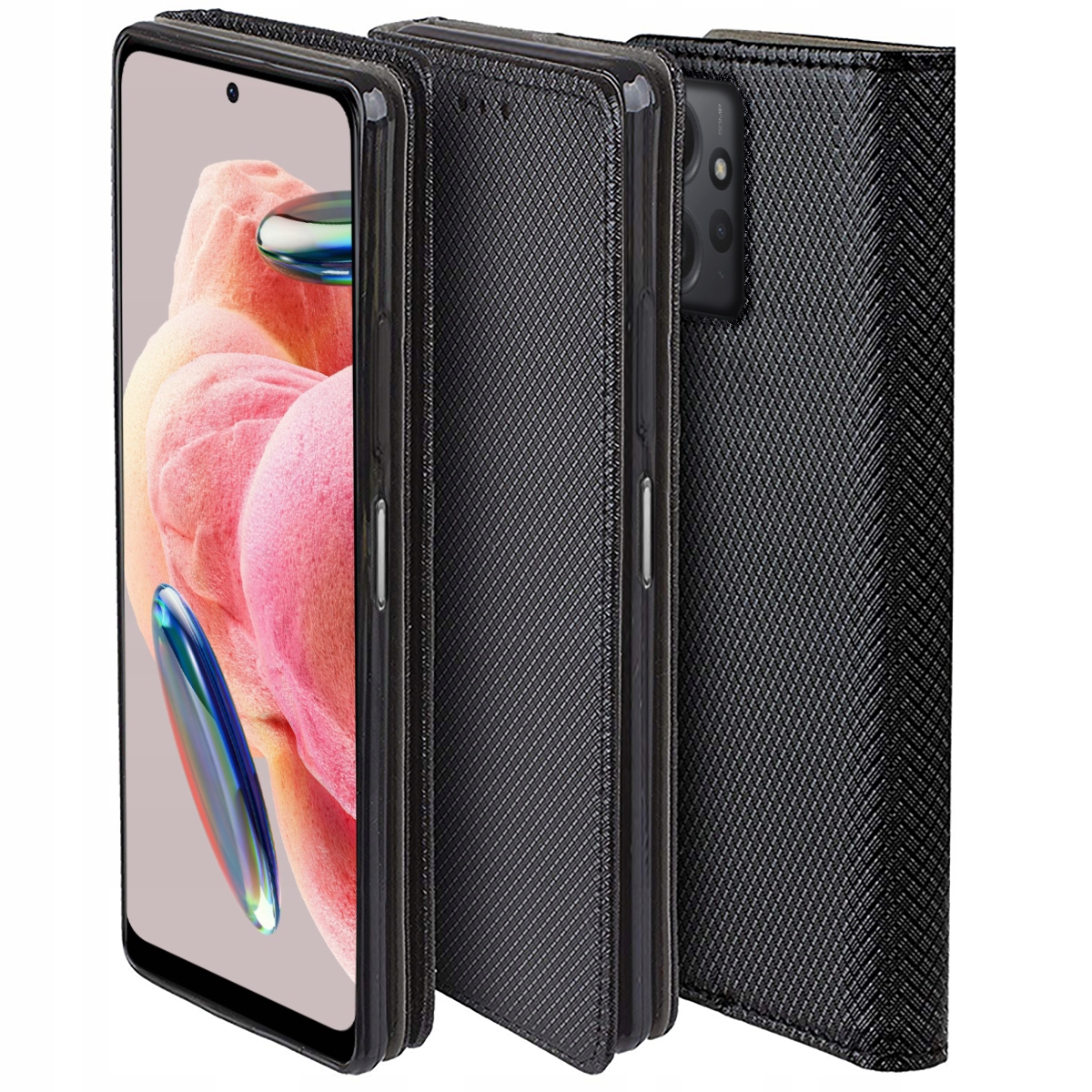 Etui do Xiaomi Redmi Note 12 4G SMART MAGNET SZKŁO Rozszerzenie podstawka