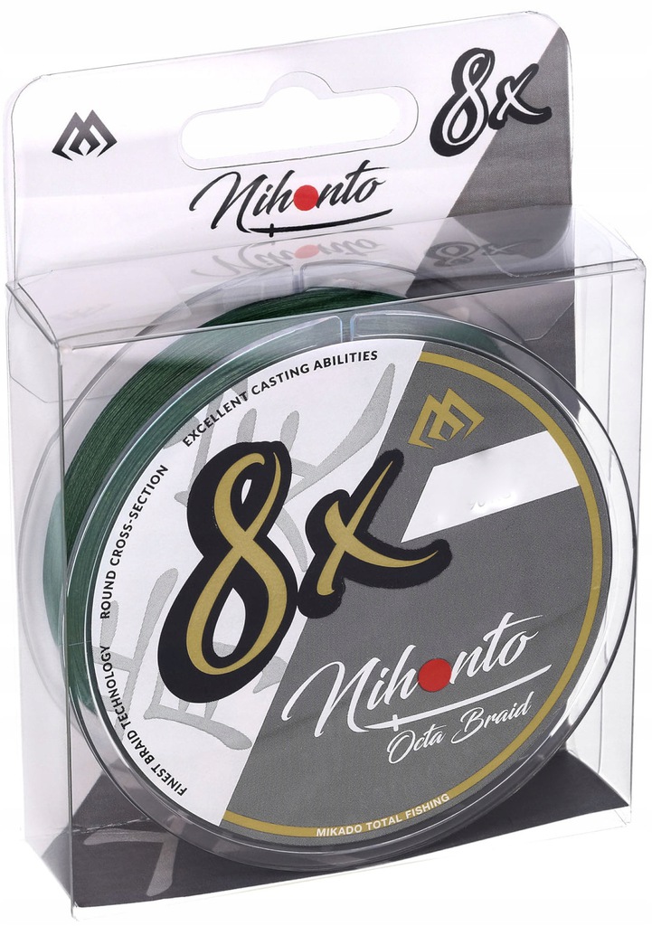 Plecionka Nihonto Octa Braid 150M Green 0,10mm Gra