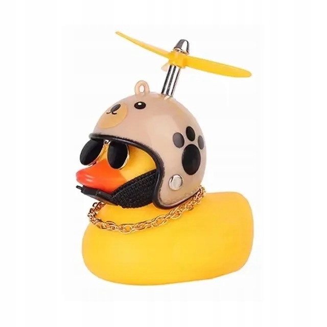 

Kaczka Bear rower samochód Led ozdoba kask okulary