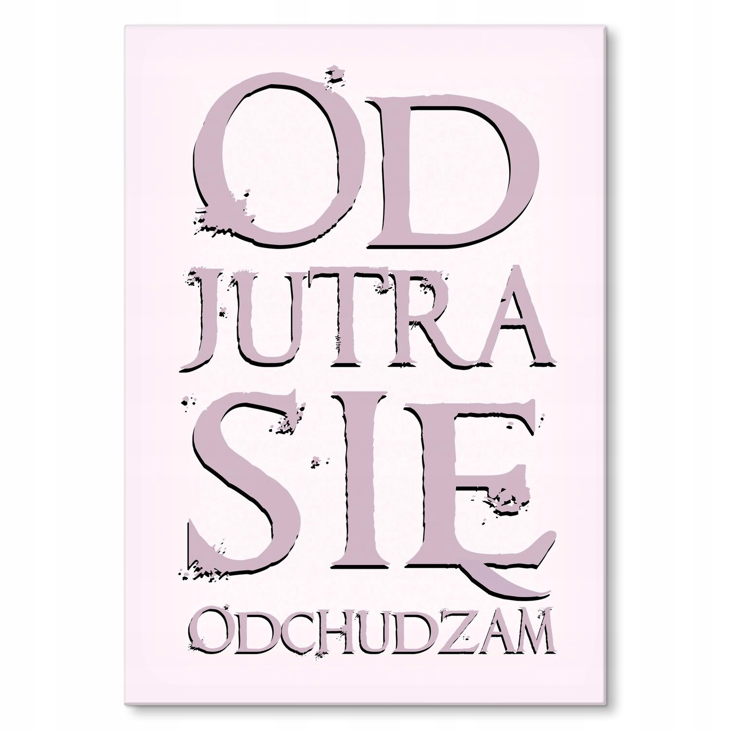 Kovový plakát Zhubnu Dárek 42 x 59 cm