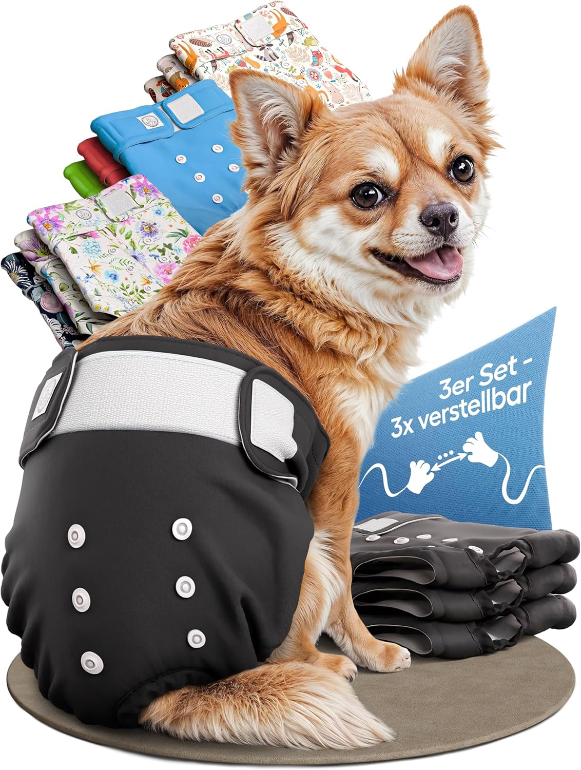 Levně Absorpční Plenky Pro Psy A Feny Šetrné K Životnímu Prostředí 3 Kusy