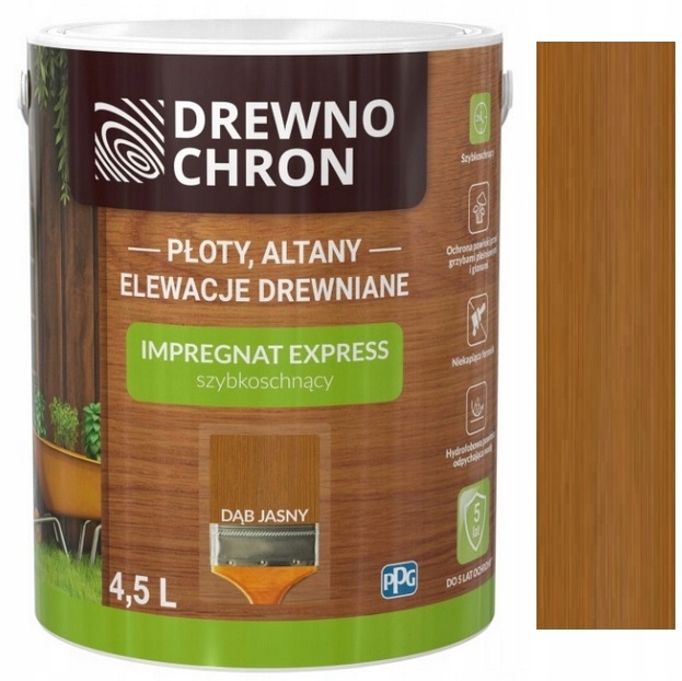 DREWNOCHRON IMPREGNAT EXPRESS DO DREWNA DĄB JASNY 4.5L