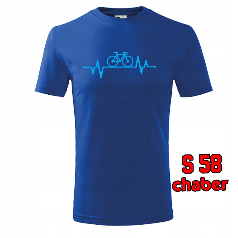 KOSZULKA ROWER linia życia dla rowerzysty XXL Płeć mężczyzna