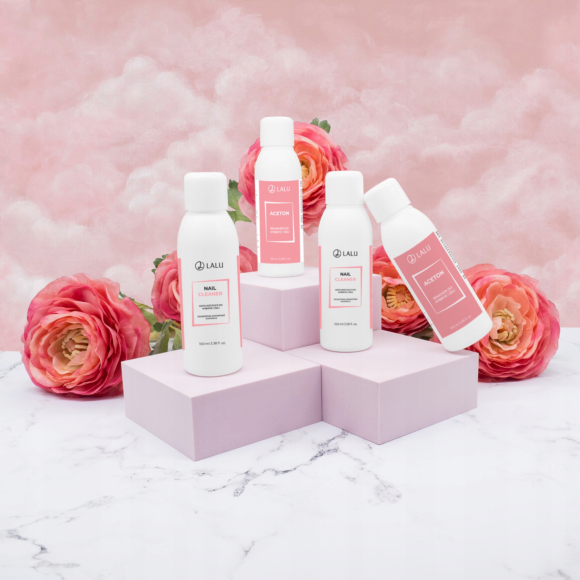 LALU ACETON REMOVER KOSMETYCZNY 100ML Stan opakowania oryginalne