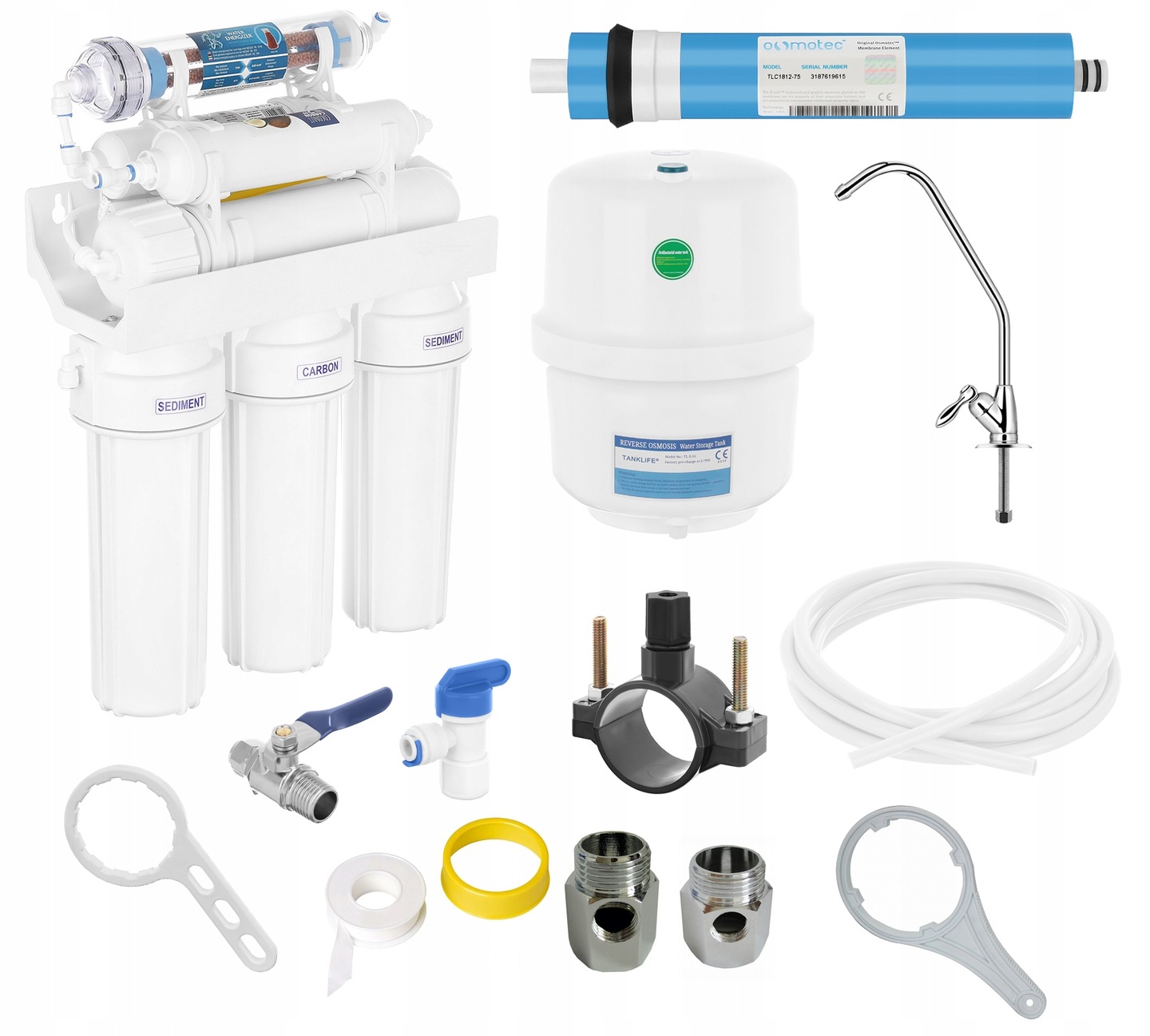 Zestaw System Odwróconej Osmozy RO7 wkład mineralizujący Green FIlter
