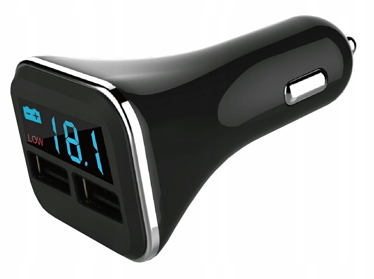

Rozgałęziacz Ładowarka Tester 12/24V -2xUSB-4,2A