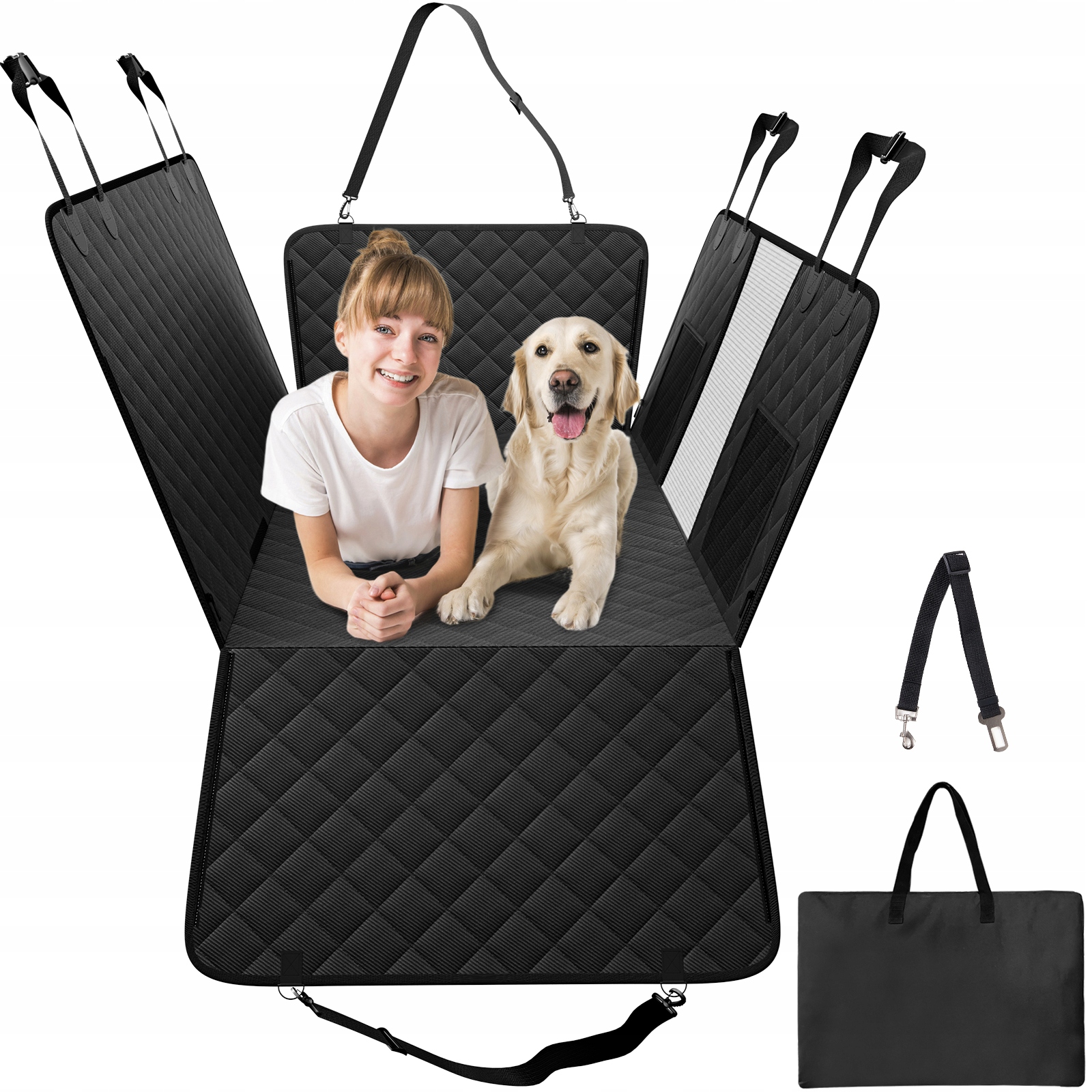 Levně Vevor Potah Sedadlo Auta 132X63CM Barva Černá Látka Oxford