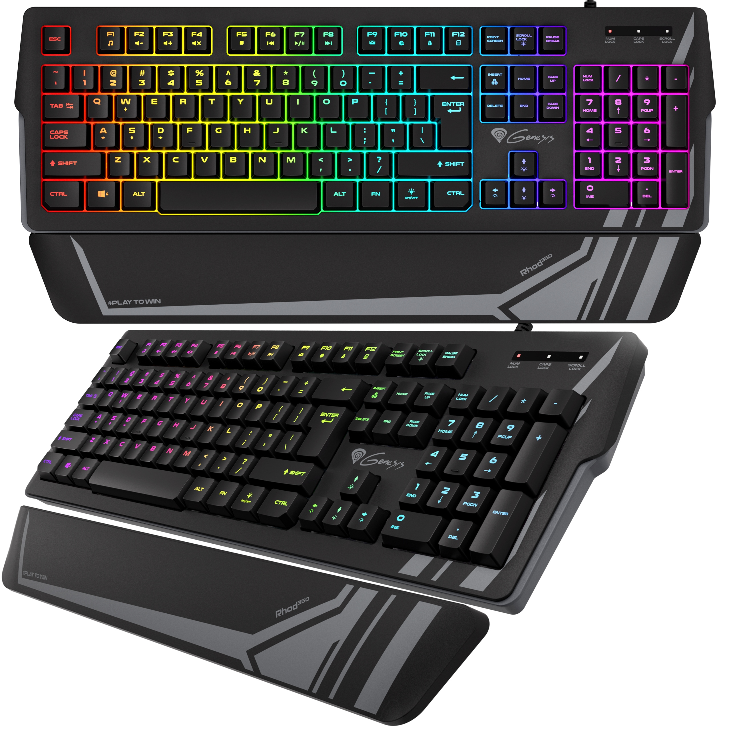 

Klawiatura Genesis Rhod 350 Rgb Podświetlenie