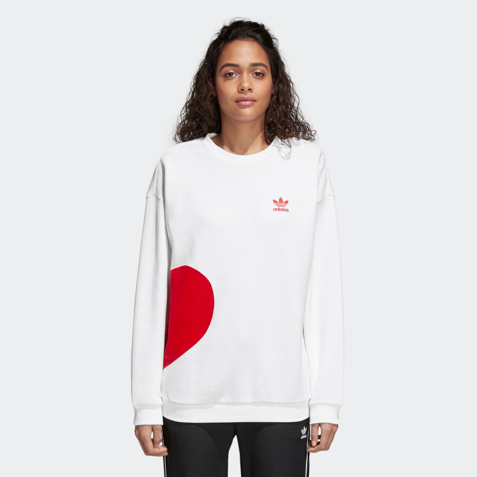 

Adidas Originals Damska Bluza Trefoil Biała
