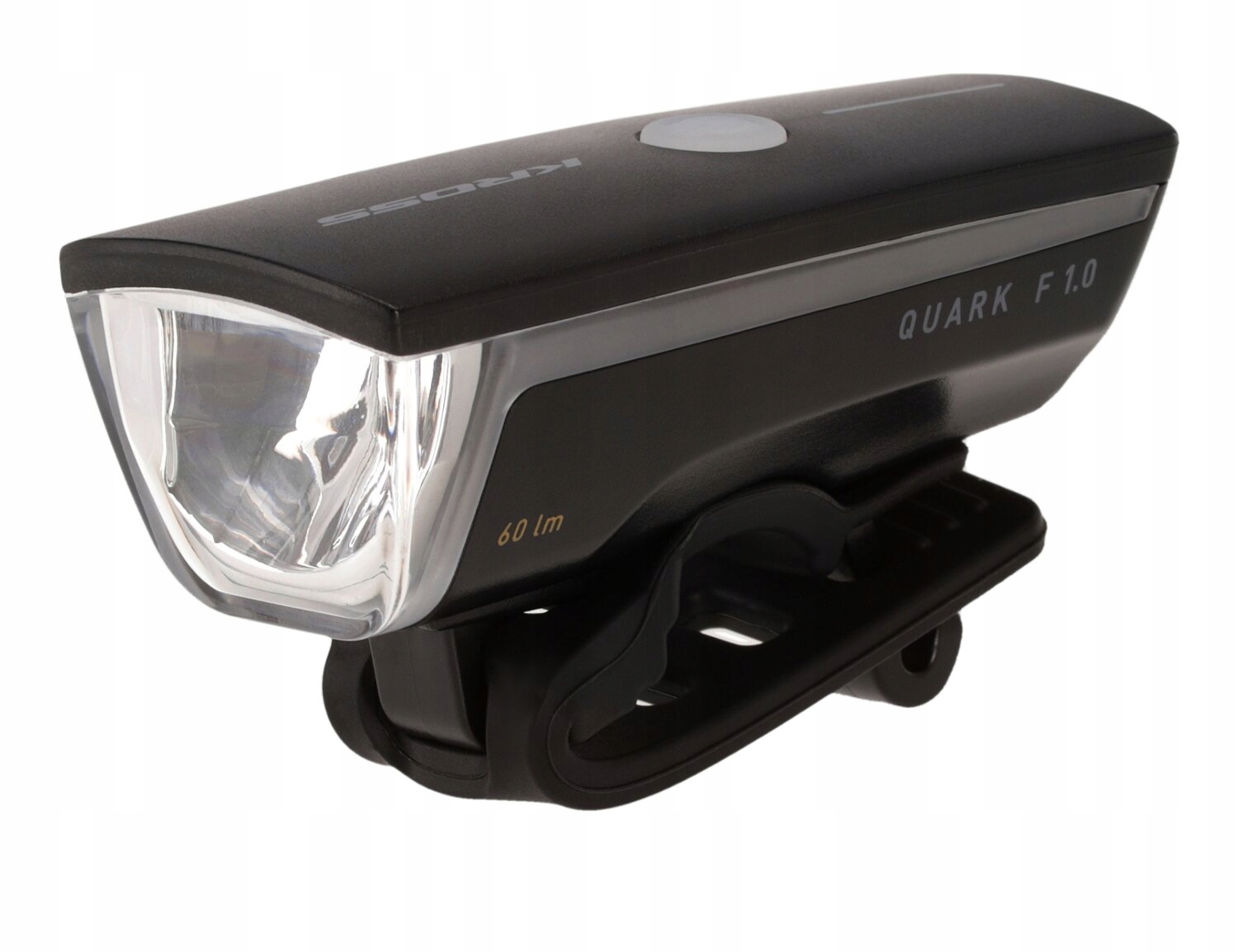 ZESTAW OŚWIETLENIA rowerowego KROSS QUARK SET 1.0 Przód + Tył Kolor dominujący czarny