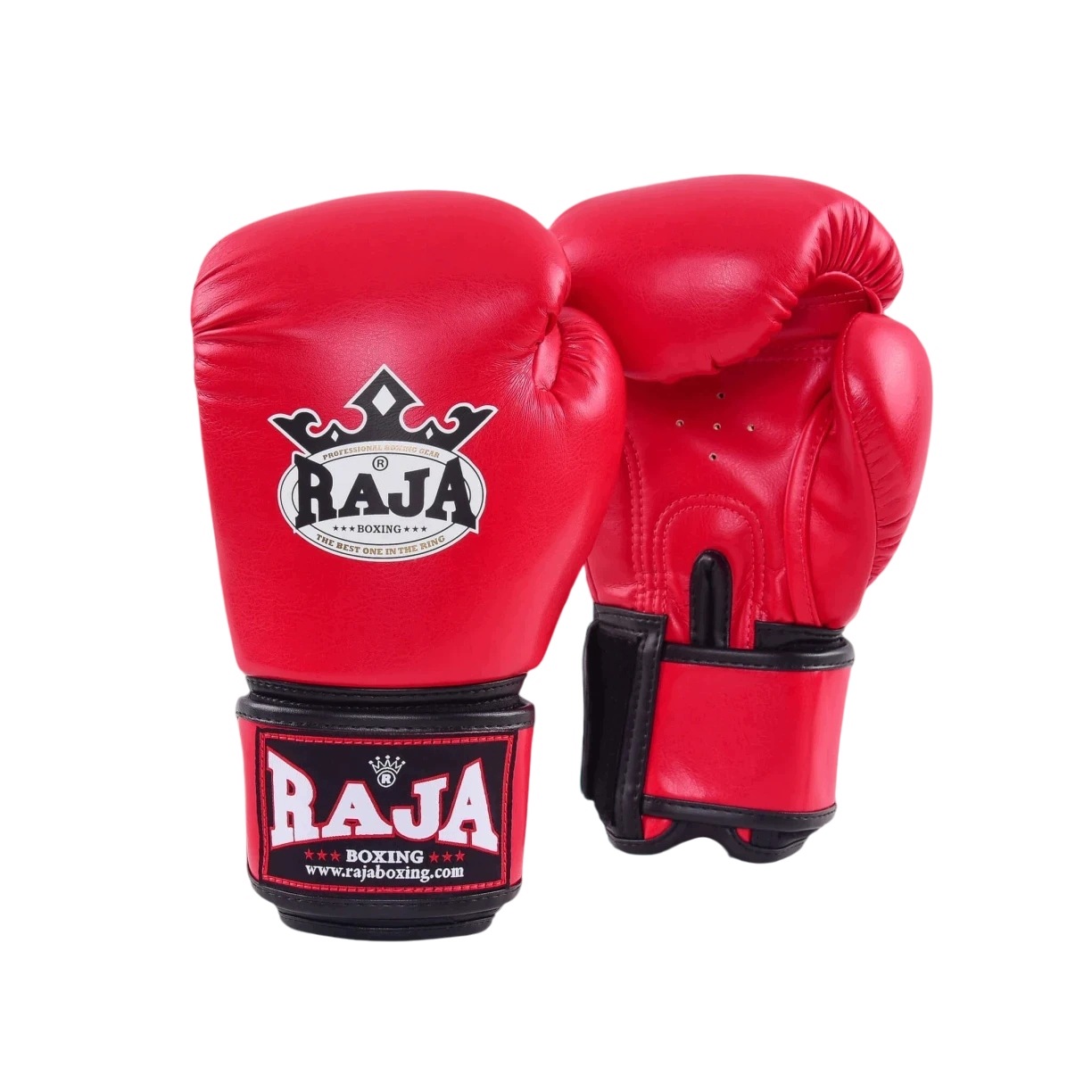 Rękawice Bokserskie Raja Standard Synthetic Leather 16OZ Czerwony