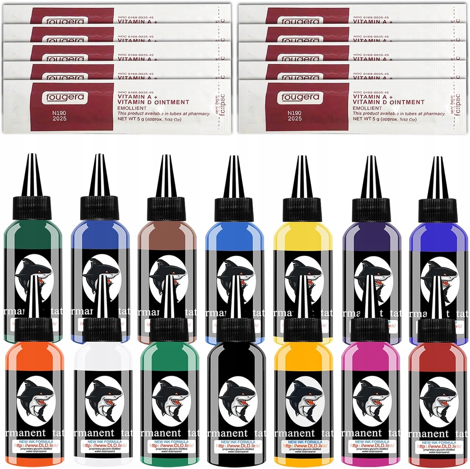 Farby do tatuażu tusz zestaw 30 ml/butelka