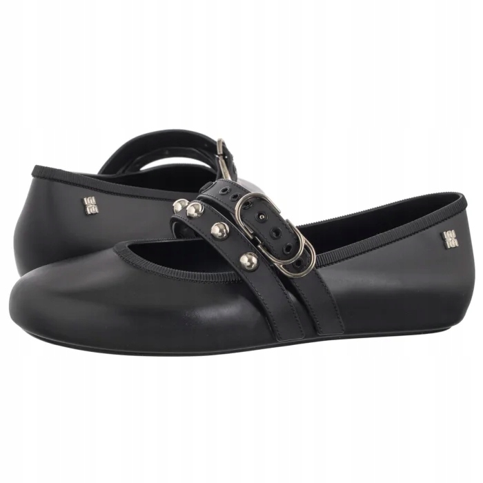 Dámské boty Baleriny Melissa Soft Ballerina Studs 37049 Black Černé