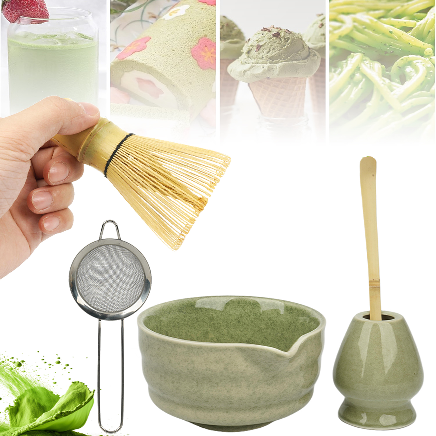 Levně Matcha Čajový Set Pro Obřady, Bez Olova A Kadmia, Bezpečný