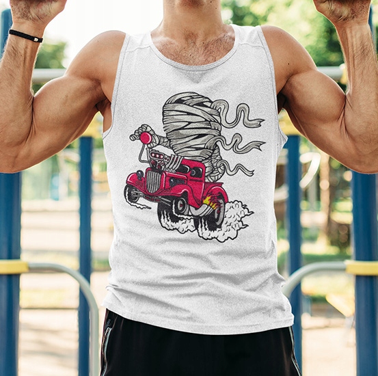 TANK TOP ANIMOWANE MUMMY RACE Marka inna