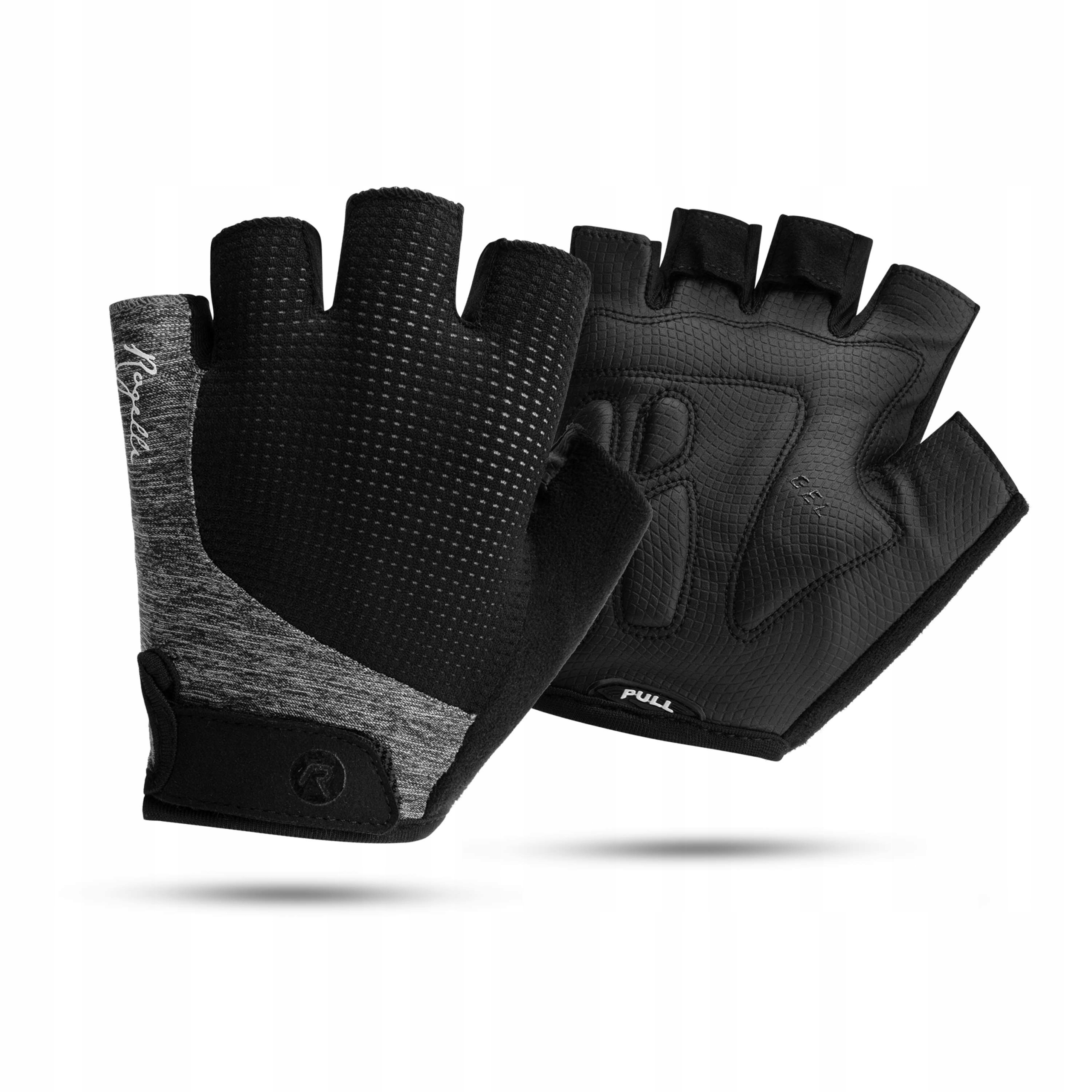 Rękawiczki rowerowe damskie Rogelli Essential XL Czarno-szary
