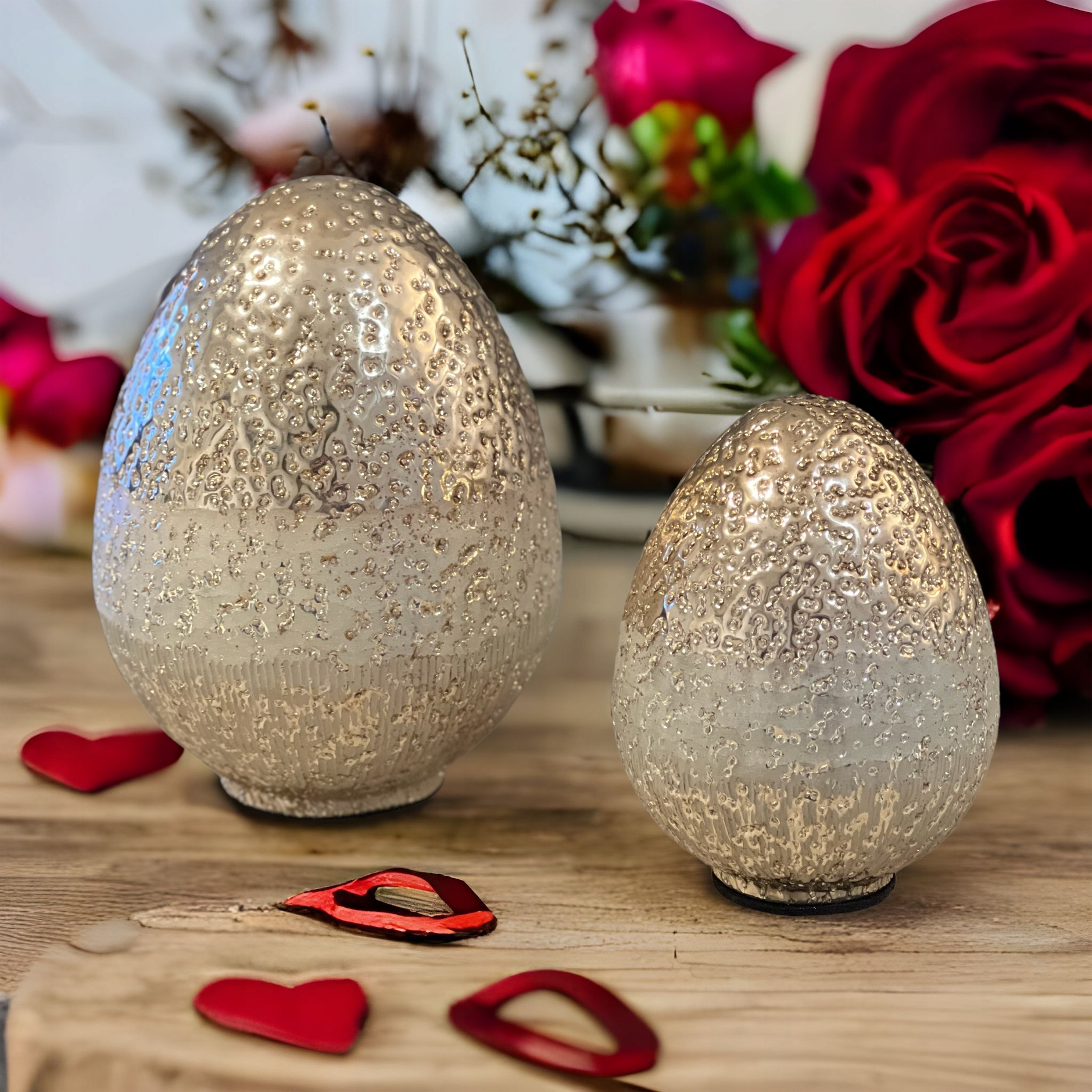 OZDOBA WIELKANOCNE JAJO WIELKANOCNE SZKLANA FIGURKA WIELKANOCNA Marka inna