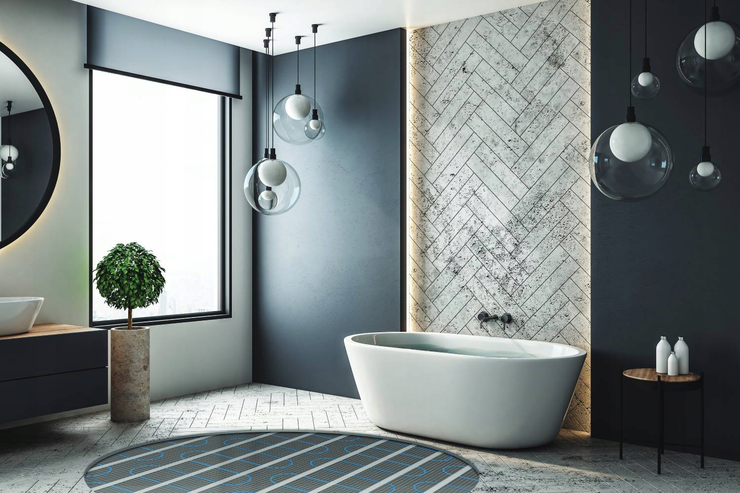 MATA GRZEJNA GRZEWCZA ZESTAW HD-mat150/T2-4.0m² Marka Heat Decor