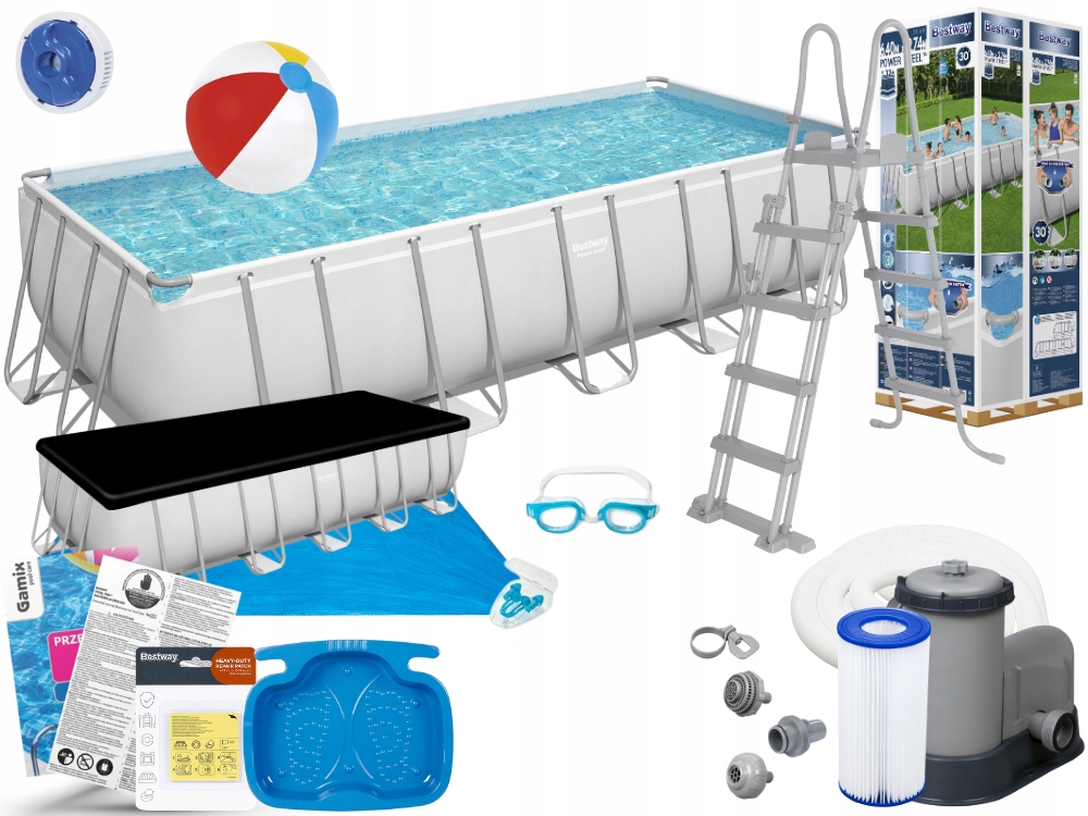 

Basen Ogrodowy Bestway Stelażowy 640x274x132 5611Z