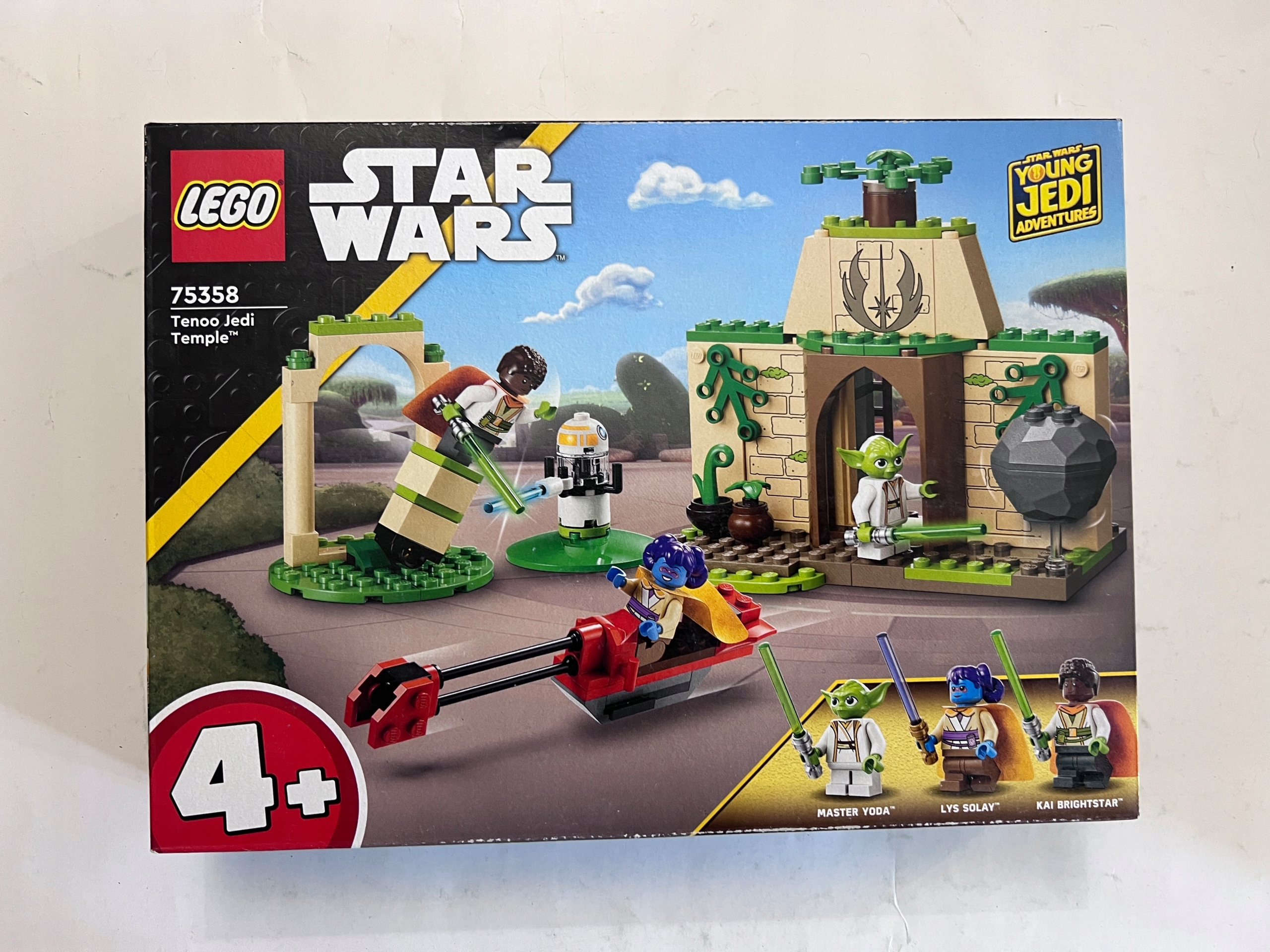 Lego 75358 Star Wars Świątynia Jedi w Tenoo Lys Solay, Kai Brightstar, Yoda
