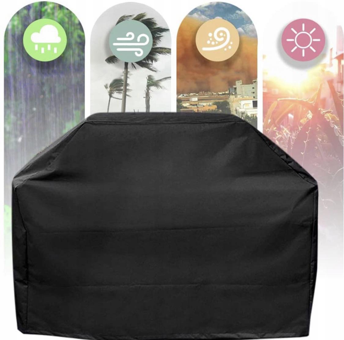 POKROWIEC NA GRILLA WODOODPORNY OSŁONA NA GRILL GAZOWY DUŻY 145x61x117cm XL Kod producenta Pokrowiec na Grill duży na zimę jesień ROWER