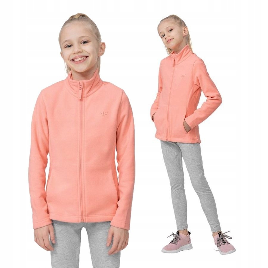 

Bluza dziewczęca 4F dziecięca polarowa ocieplana
