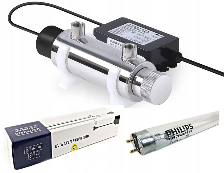 Filtr Vody Sterilizátor Uv lampa Baktericidní Uv 4W Philips Atest Pzh