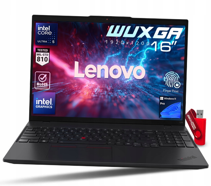 Laptop Lenovo ThinkPad L16 G2 Ultra 5 16GB 4TB Ssd Wuxga Ips Bezawaryjny