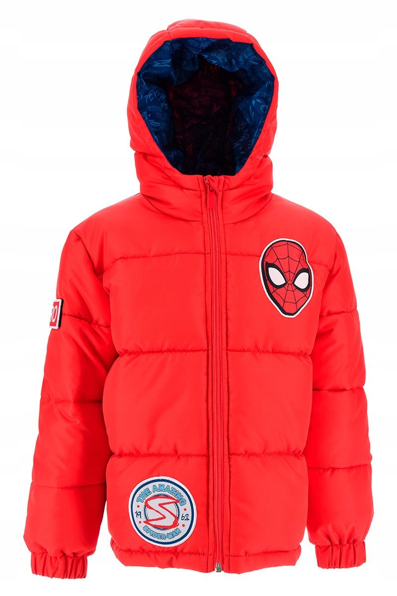 Oryginalna kurtka chłopięca Spiderman r. 98 cm