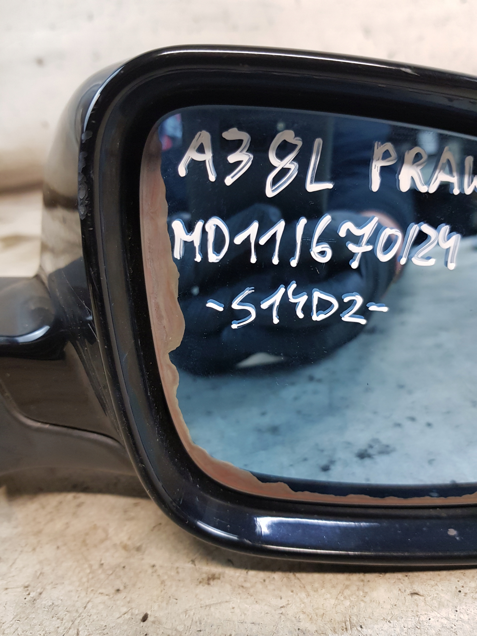 Audi A3 8L mirror right electrics 5PIN LY9B