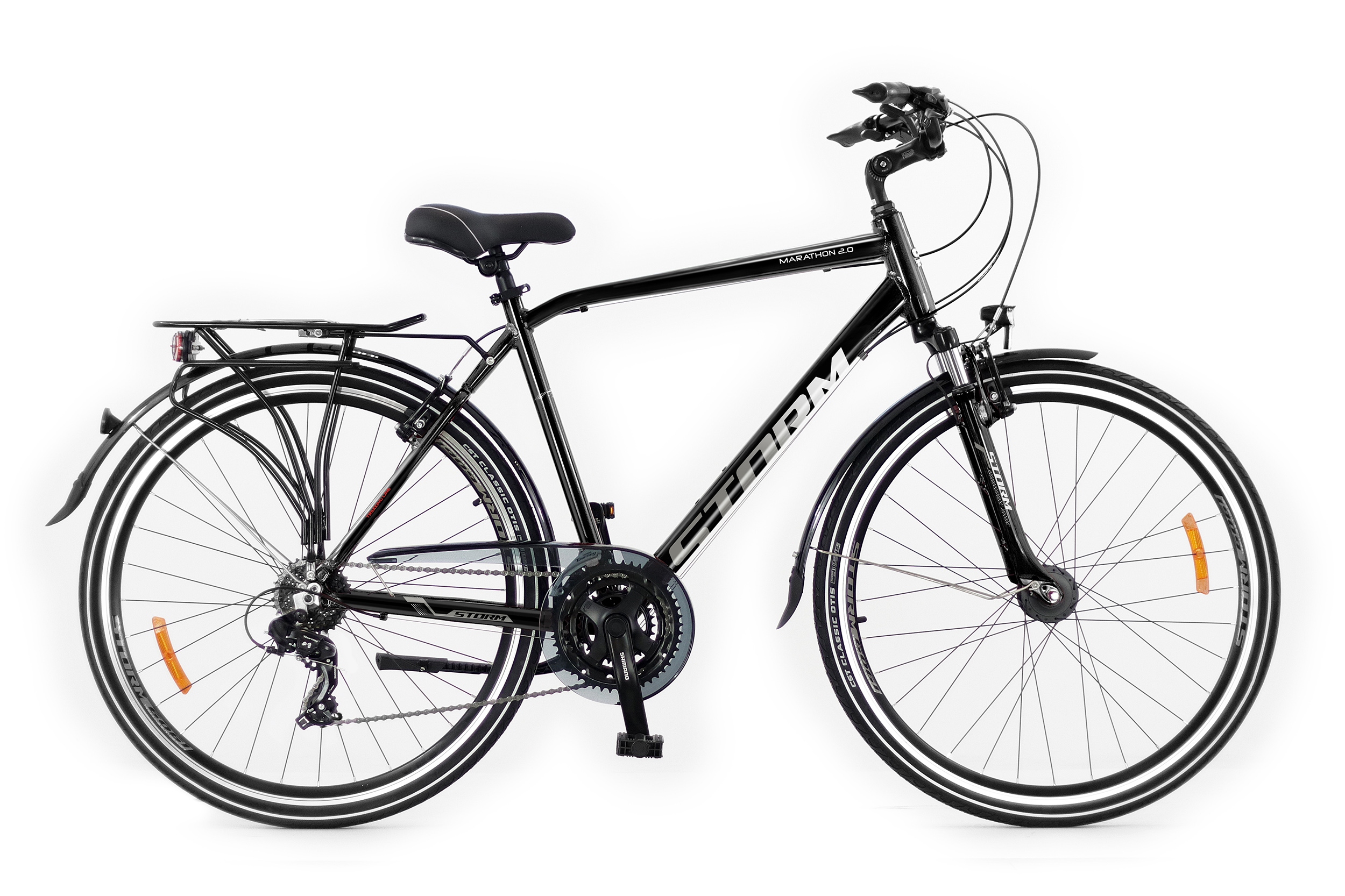 Rower Storm Marathon 2.0 Man czarny 19