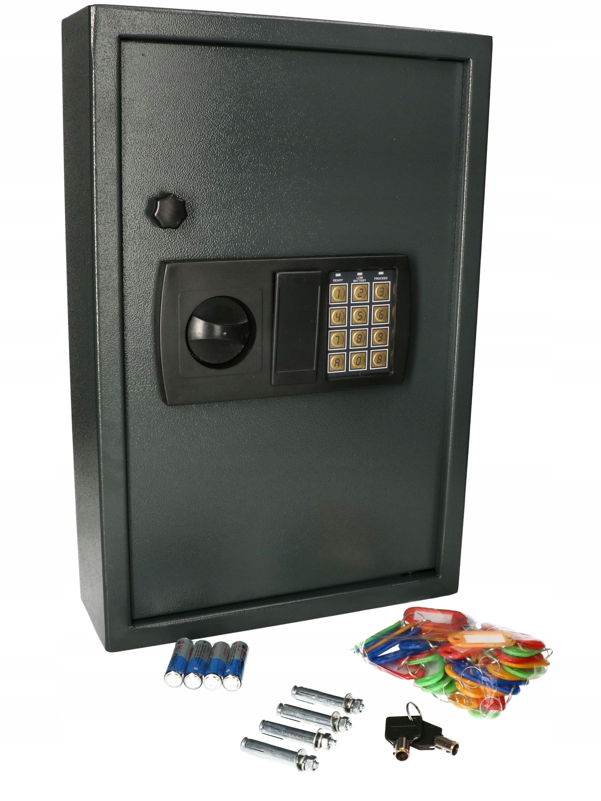 SEJF ELEKTRONICZNY SZAFKA NA KLUCZE + ZAWIESZKI