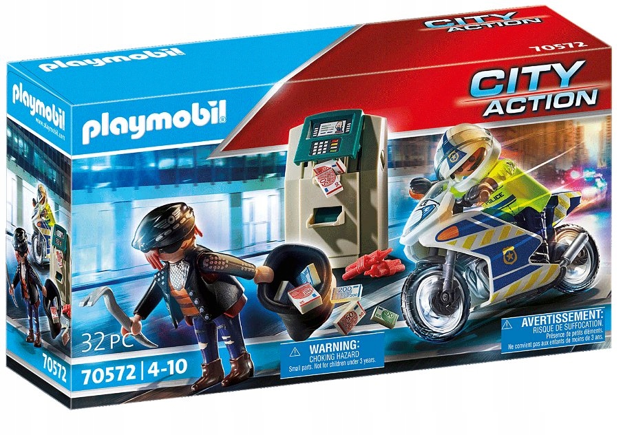 

Playmobil 70572 Policyjny motor Pościg Krk