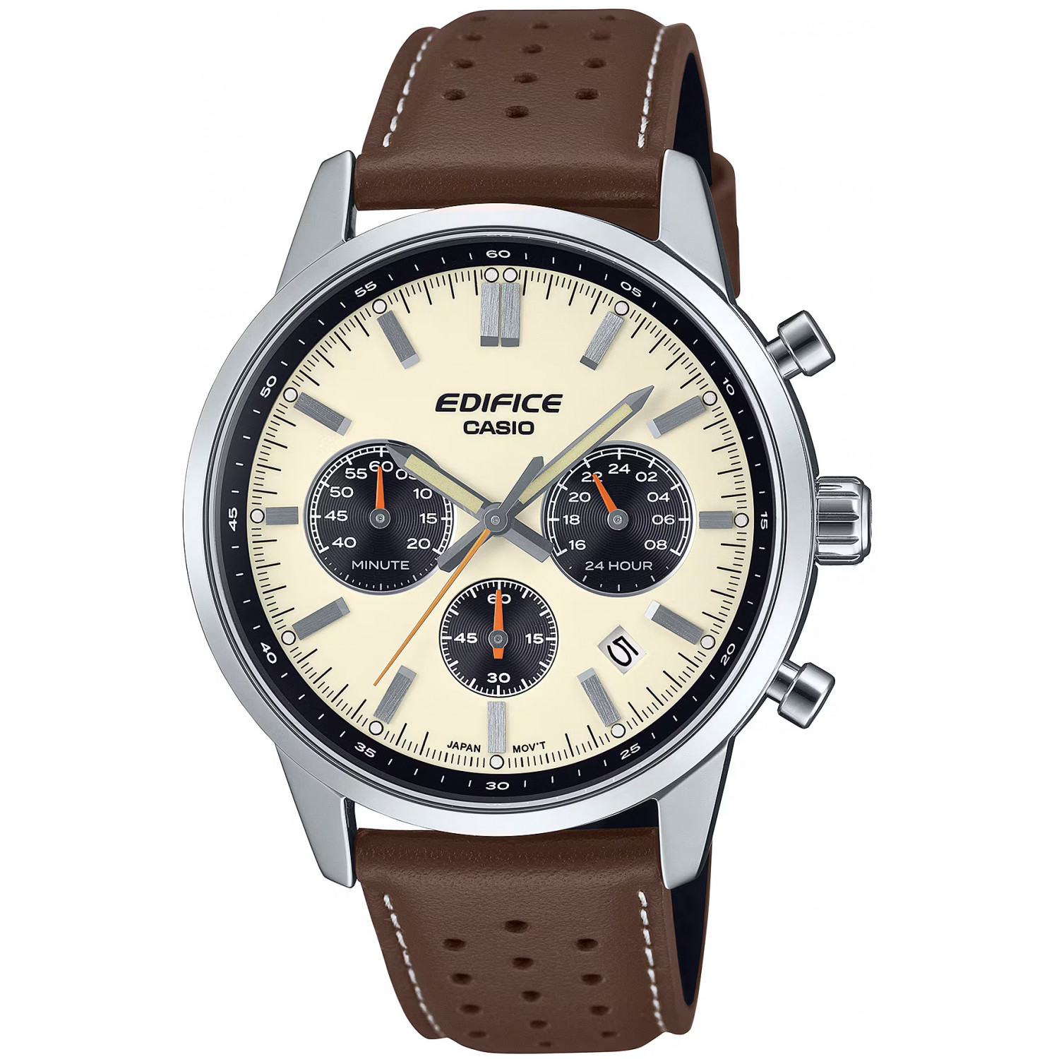 Casio Edifice EFR-575L-7AEF 100 m Hnědý