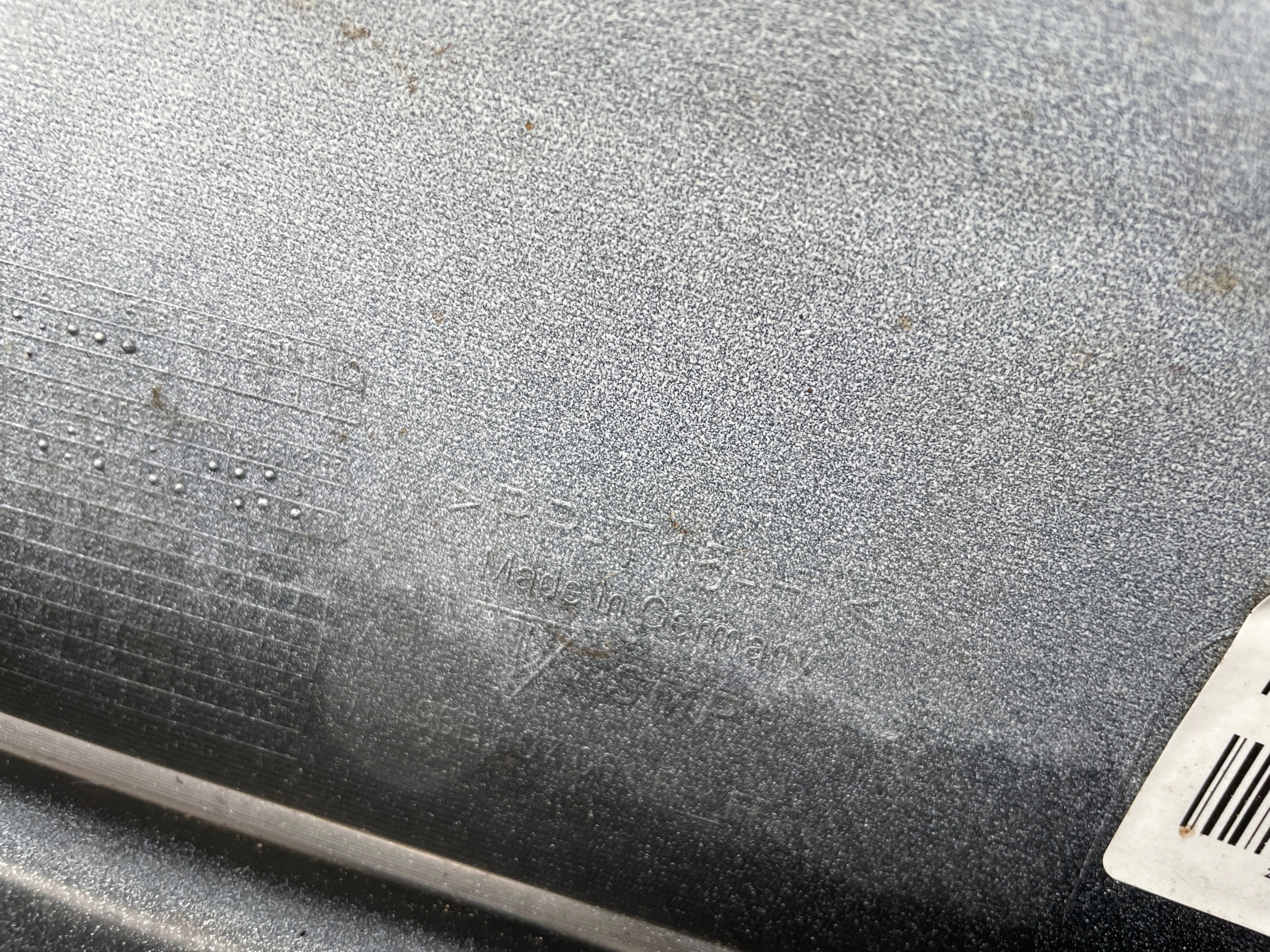 PORSCHE MACAN 95B LIFT SPOILER lišta nárazníku předek 95B807061