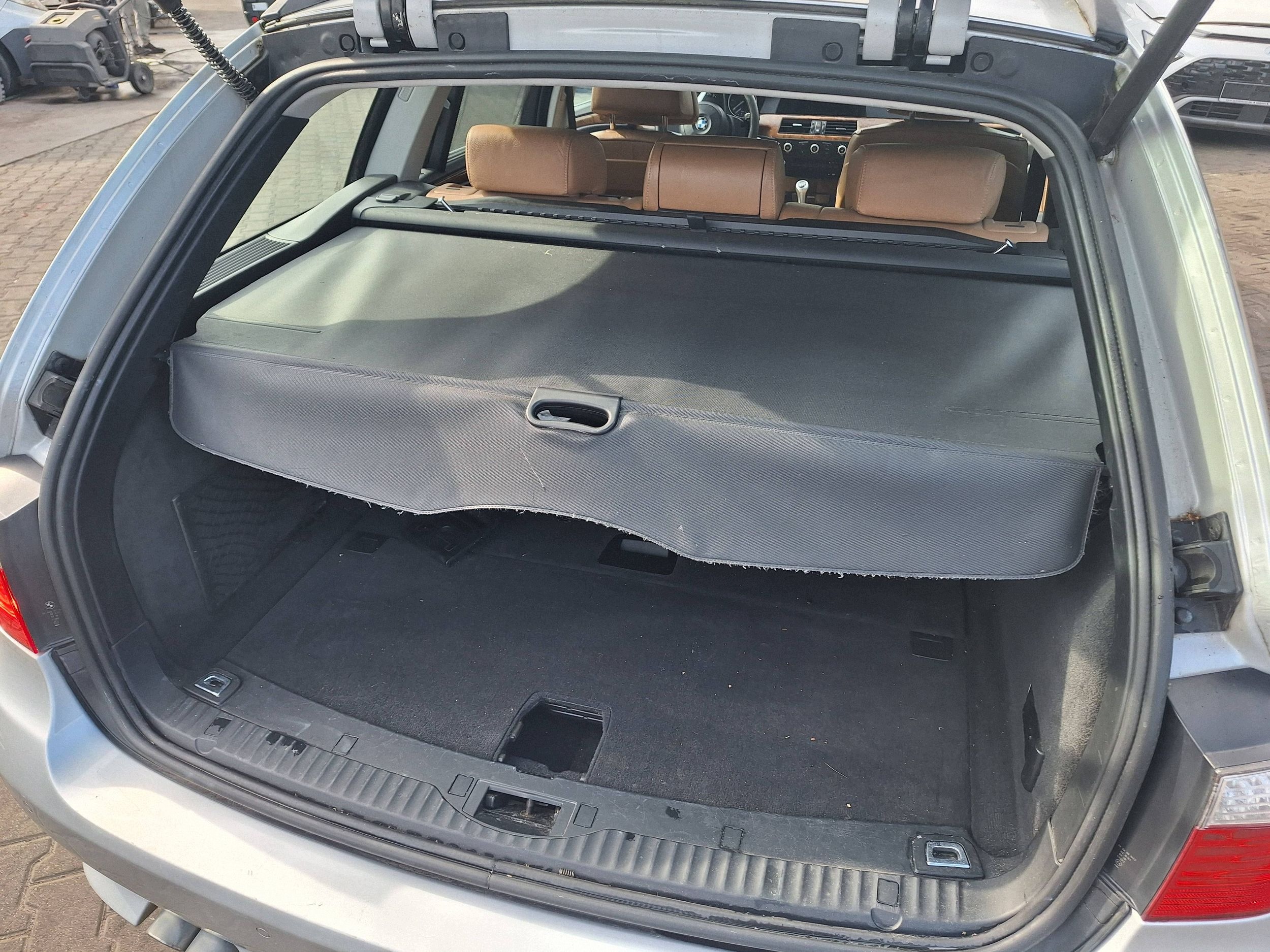 BMW 5 E61 LCI Touring Kombi plato net blinds boot