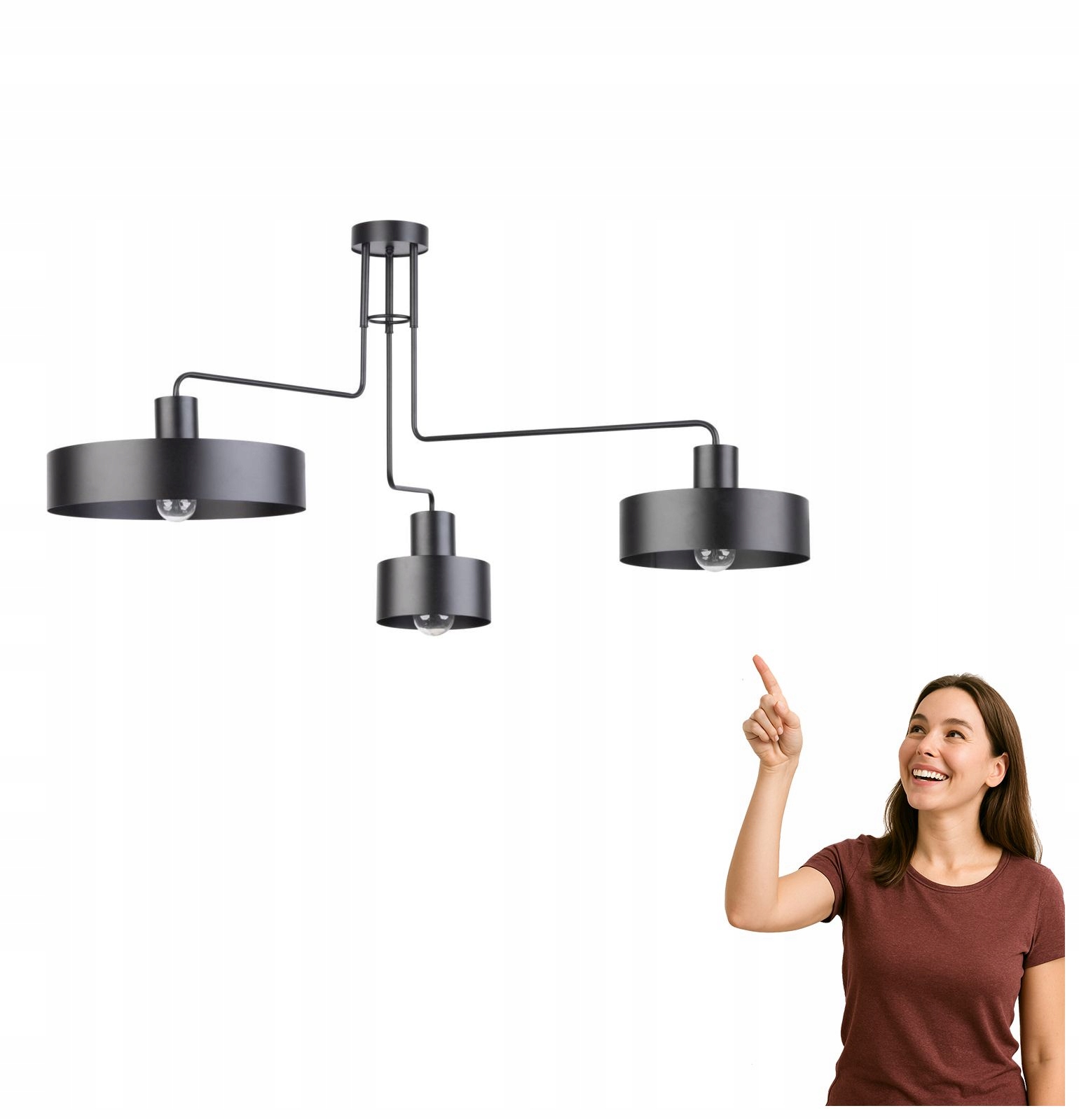 Stropná lampa Vasco 3 31553 Sigma Lighting