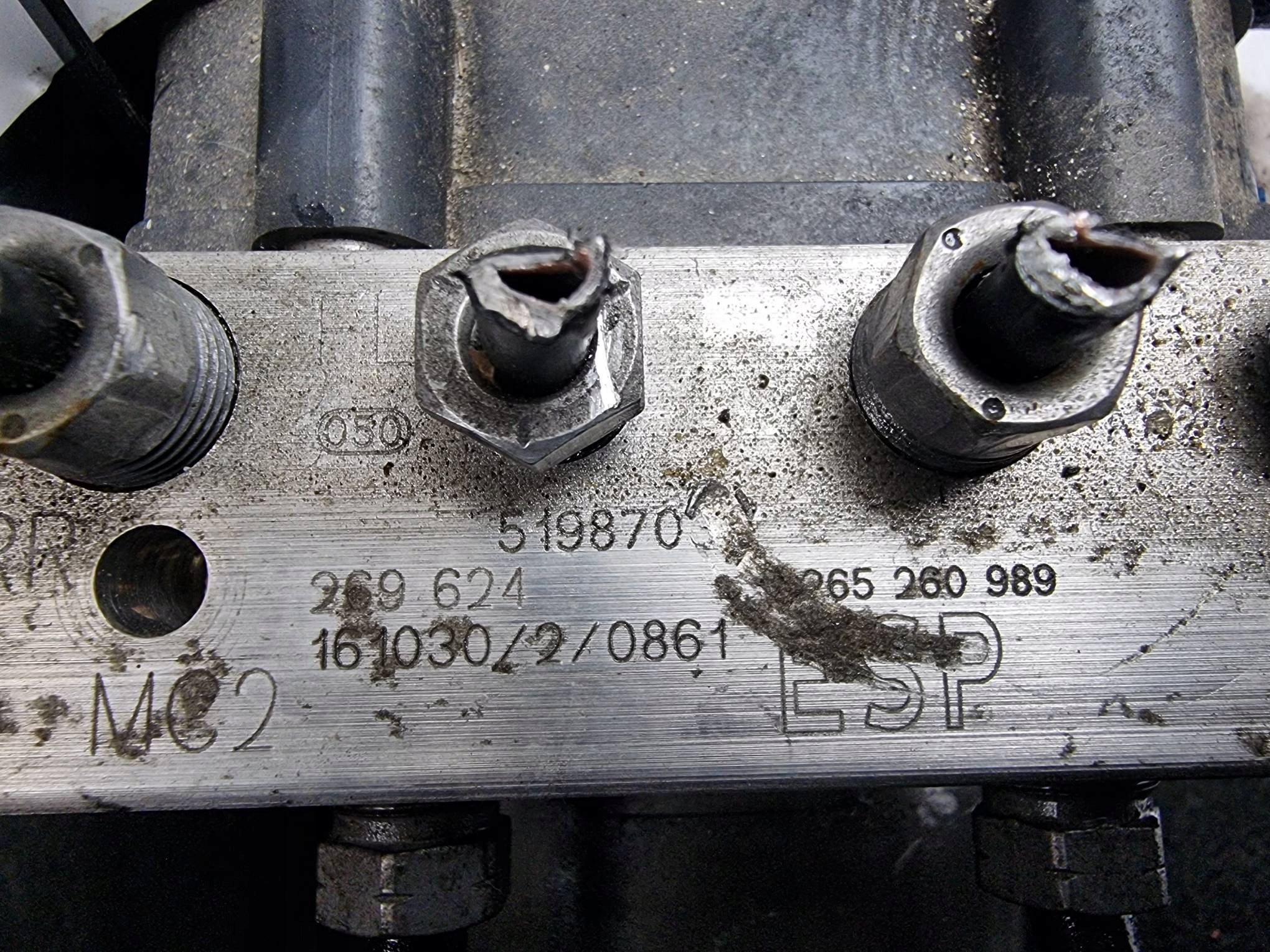 pump ABS brake 0265260989 FIAT DUCATO III