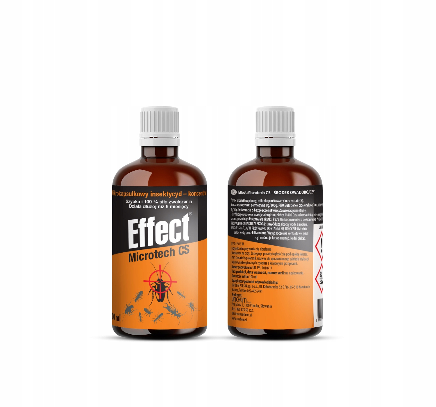 NAJSILNIEJSZY OPRYSK MOCNY ŚRODEK PREPARAT PŁYN NA PAJĄKI PAJĘCZAKI EFFECT Kod producenta Microtech CS 100 ml