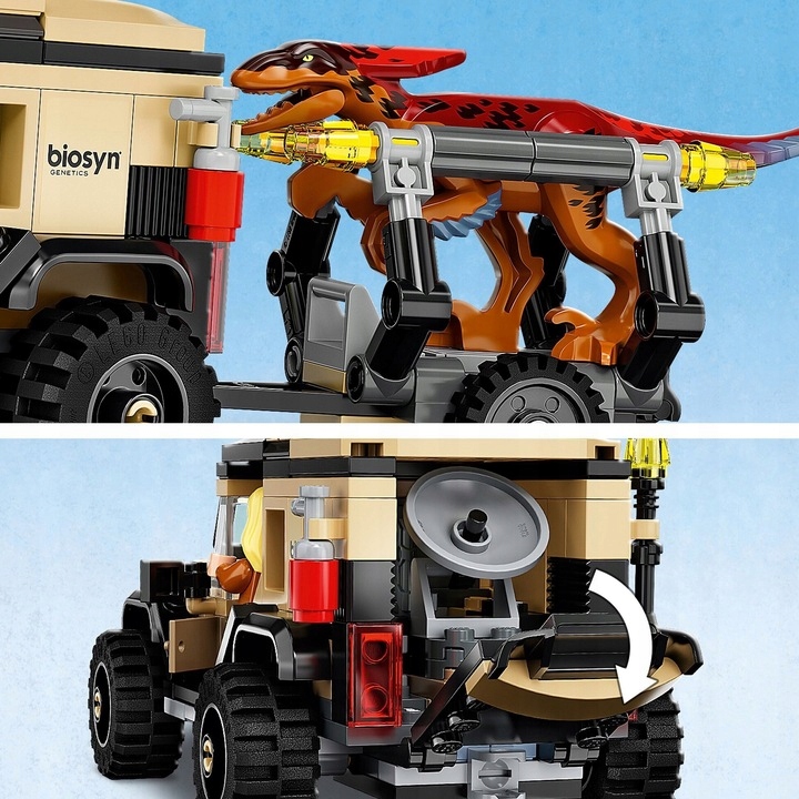 LEGO JURASSIC WORLD 76951 TRANSPORT PYRORAPTORA PREZENT Nazwa zestawu Transport pyroraptora i dilofozaura