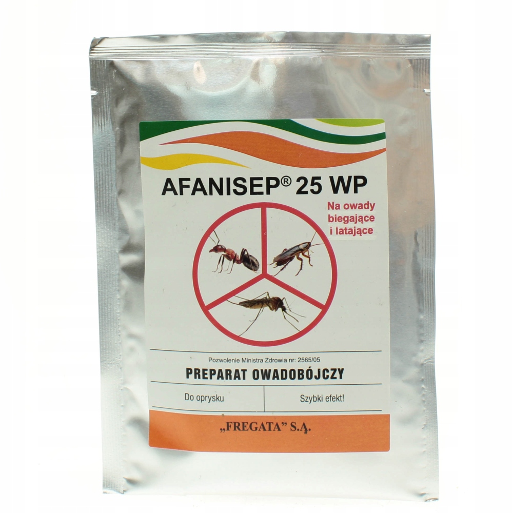 

Afanisep 25 Wp Oprysk Kleszcze Mrówki Komary 25G